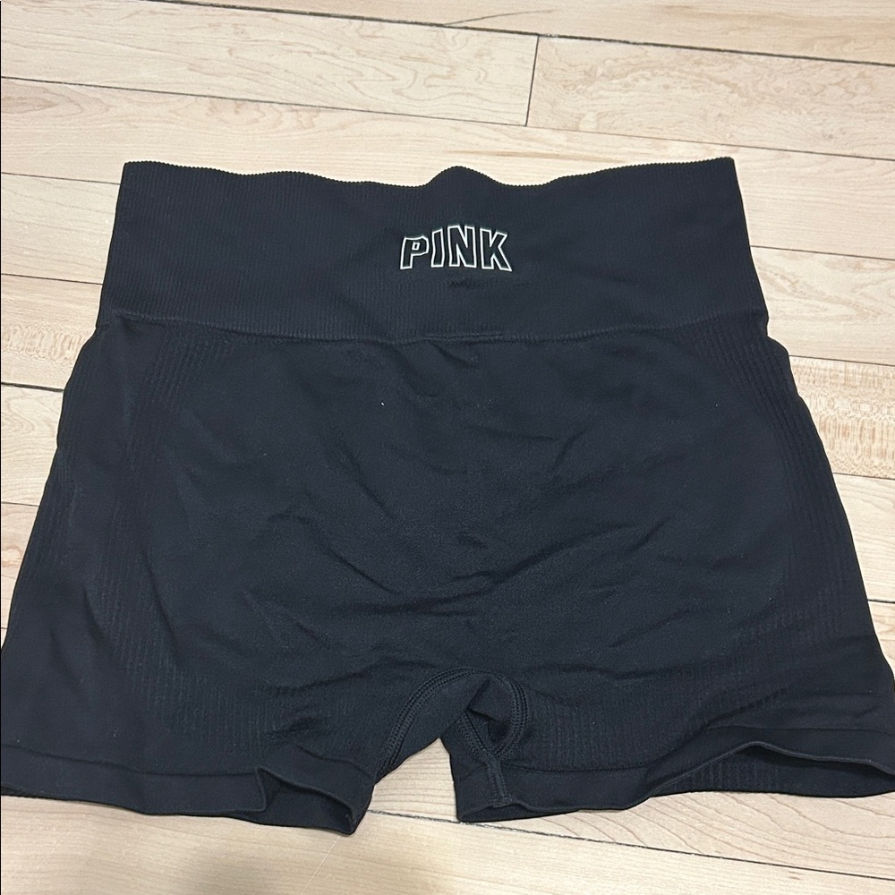 PINK Victoria's Secret Black Athletic Shorts